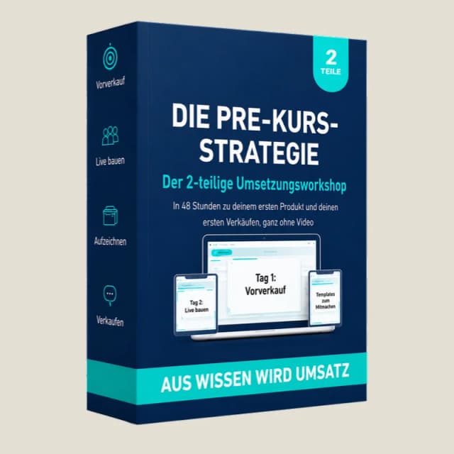 Minikurs: Pre-Kurs-Strategie
